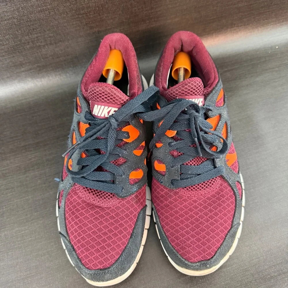 Nike Free Run 2 Womens size‎ 9 Burgundy Maroon DM8915-600 Running Athletic Shoes